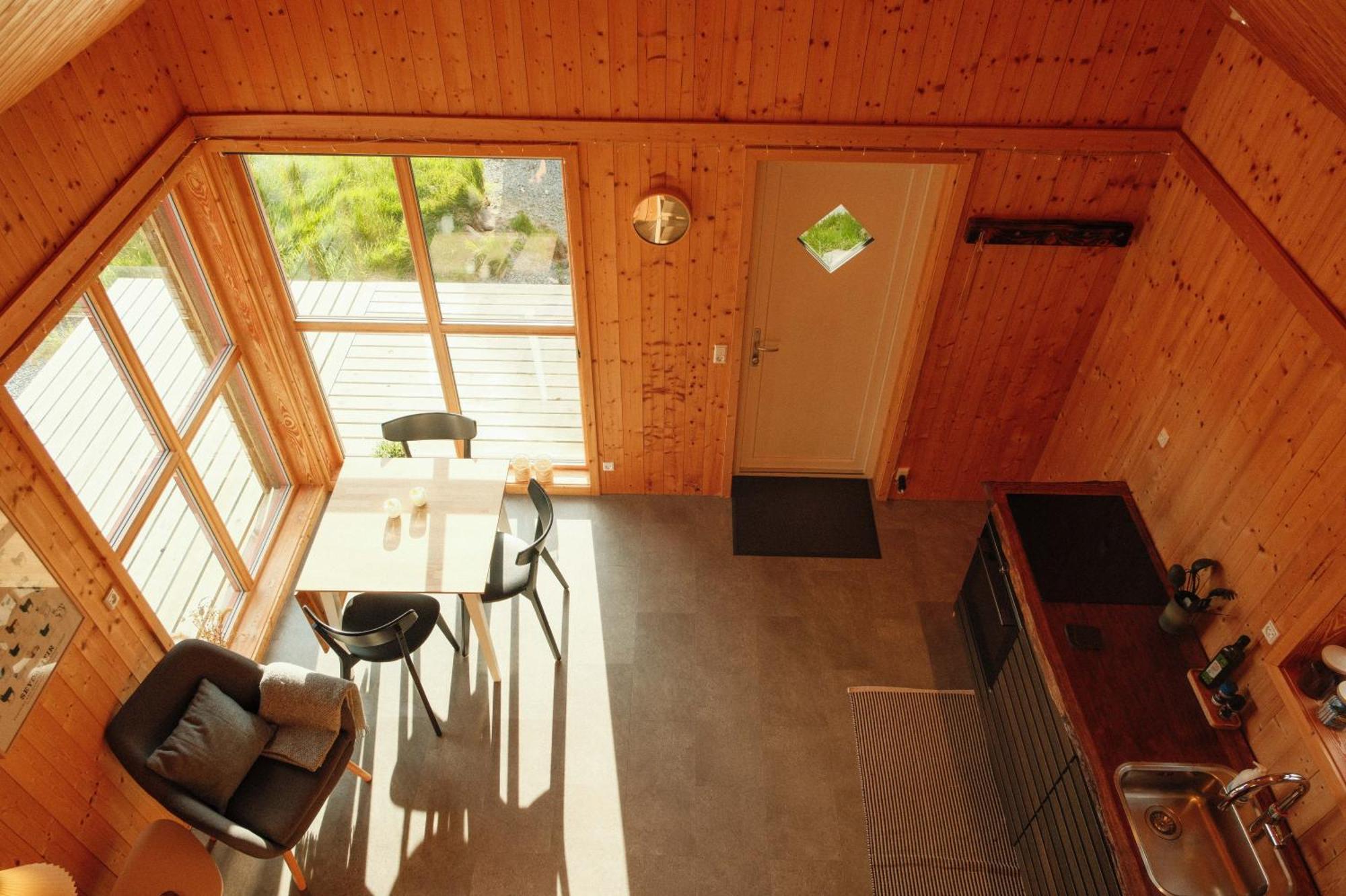 Mulafossur Cottages By Famous Waterfall In Gasadalur Exteriör bild
